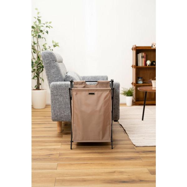 フォールディングバスケットL ベージュ ランドリーバスケット 収納バスケット 折りたたみ スリム ランドリーラック 脱衣かご シンプル 収納ボックス |  | 08