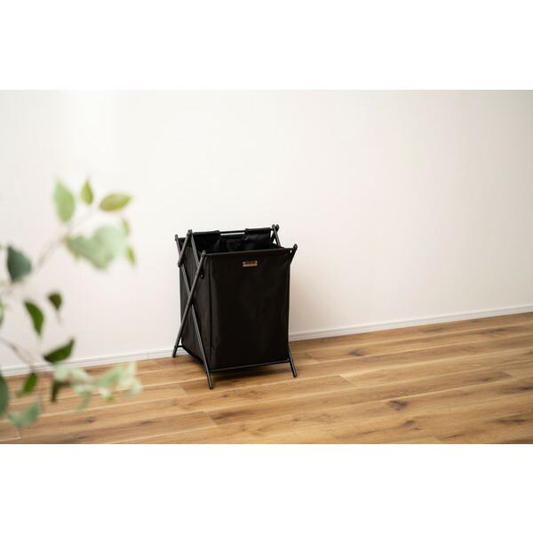 フォールディングバスケットL ブラック ランドリーバスケット 収納バスケット 折りたたみ スリム ランドリーラック 脱衣かご シンプル 収納ボックス |  | 11