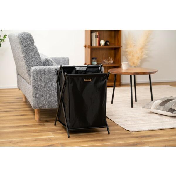 フォールディングバスケットL ブラック ランドリーバスケット 収納バスケット 折りたたみ スリム ランドリーラック 脱衣かご シンプル 収納ボックス |  | 05