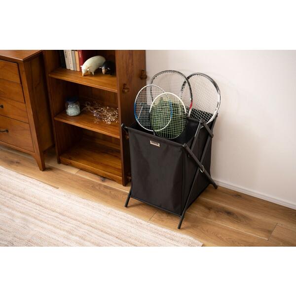 フォールディングバスケットL ブラック ランドリーバスケット 収納バスケット 折りたたみ スリム ランドリーラック 脱衣かご シンプル 収納ボックス |  | 07