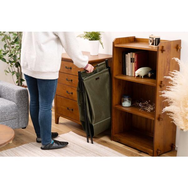 フォールディングバスケットL ベージュランドリーバスケット 収納バスケット 折りたたみ スリム ランドリーラック 脱衣かご シンプル 収納ボックス |  | 04