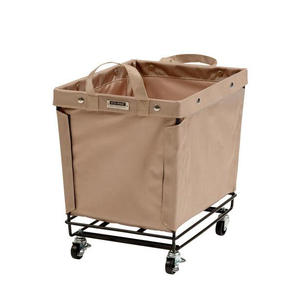バスケットワゴン ベージュ 小物入れ 収納 ワゴン キャスター付き ランドリーバスケット ランドリーボックス 洗濯かご 脱衣かご シンプル 洗濯物入れ おしゃれ | 