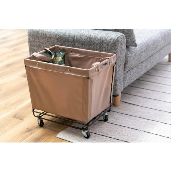 バスケットワゴン ベージュ 小物入れ 収納 ワゴン キャスター付き ランドリーバスケット ランドリーボックス 洗濯かご 脱衣かご シンプル 洗濯物入れ おしゃれ |  | 04