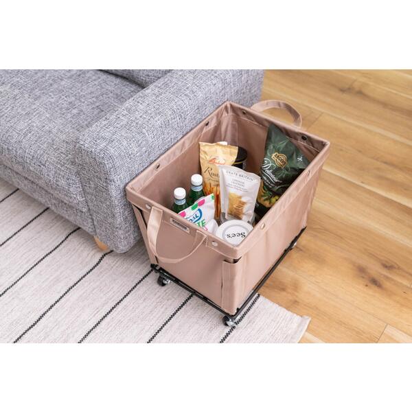 バスケットワゴン ベージュ 小物入れ 収納 ワゴン キャスター付き ランドリーバスケット ランドリーボックス 洗濯かご 脱衣かご シンプル 洗濯物入れ おしゃれ |  | 05