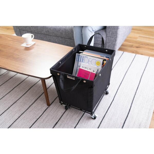 バスケットワゴン ブラック 小物入れ 収納 ワゴン キャスター付き ランドリーバスケット ランドリーボックス 洗濯かご 脱衣かご シンプル 洗濯物入れ おしゃれ |  | 06