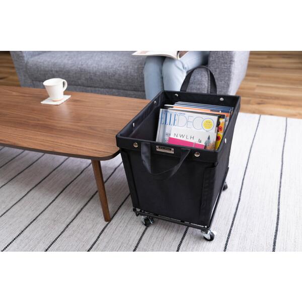 バスケットワゴン ブラック 小物入れ 収納 ワゴン キャスター付き ランドリーバスケット ランドリーボックス 洗濯かご 脱衣かご シンプル 洗濯物入れ おしゃれ |  | 07