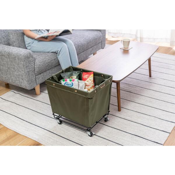 バスケットワゴン グリーン 小物入れ 収納 ワゴン キャスター付き ランドリーバスケット ランドリーボックス 洗濯かご 脱衣かご シンプル 洗濯物入れ おしゃれ |  | 12