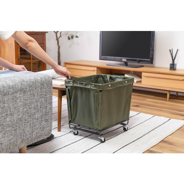 バスケットワゴン グリーン 小物入れ 収納 ワゴン キャスター付き ランドリーバスケット ランドリーボックス 洗濯かご 脱衣かご シンプル 洗濯物入れ おしゃれ |  | 14