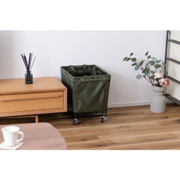 バスケットワゴン グリーン 小物入れ 収納 ワゴン キャスター付き ランドリーバスケット ランドリーボックス 洗濯かご 脱衣かご シンプル 洗濯物入れ おしゃれ |  | 05
