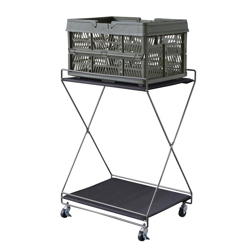 フォールディングワゴン L 折りたたみワゴン サイドワゴン キッチンラック リビング デスク |  | 01