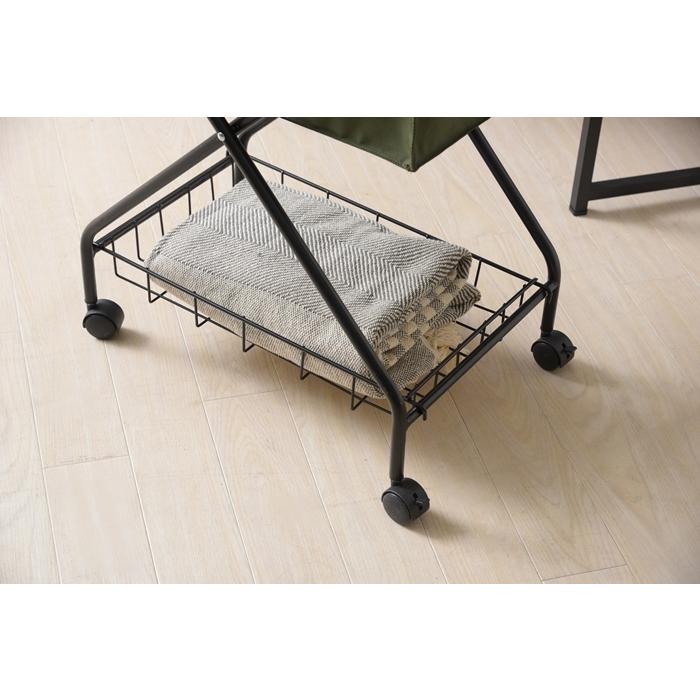 フォールディング バスケットワゴン グリーン ランドリーバスケット ランドリーボックス おしゃれ 折りたたみワゴン キャスター付き |  | 06