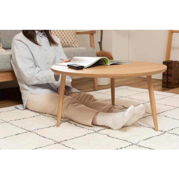 ラウンドテーブル L 木製 天然木 サイドテーブル リビングテーブル カフェテーブル おしゃれ 木目 コンパクト 作業台 ナチュラル |  | 18
