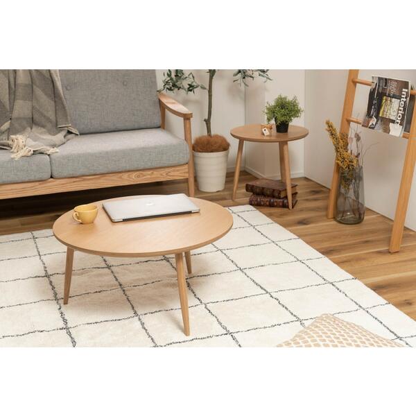 ラウンドテーブル L 木製 天然木 サイドテーブル リビングテーブル カフェテーブル おしゃれ 木目 コンパクト 作業台 ナチュラル |  | 19