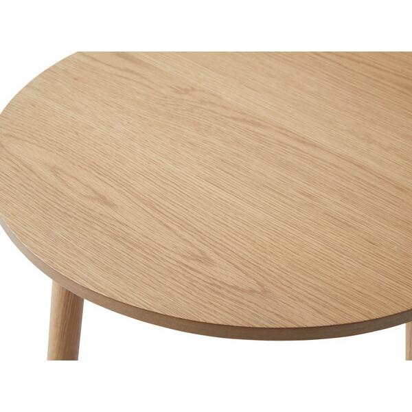 ラウンドテーブル L 木製 天然木 サイドテーブル リビングテーブル カフェテーブル おしゃれ 木目 コンパクト 作業台 ナチュラル |  | 03