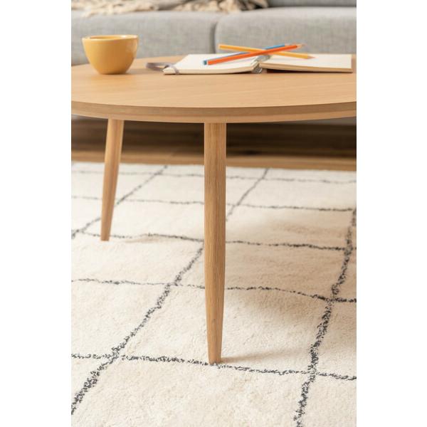 ラウンドテーブル L 木製 天然木 サイドテーブル リビングテーブル カフェテーブル おしゃれ 木目 コンパクト 作業台 ナチュラル |  | 08