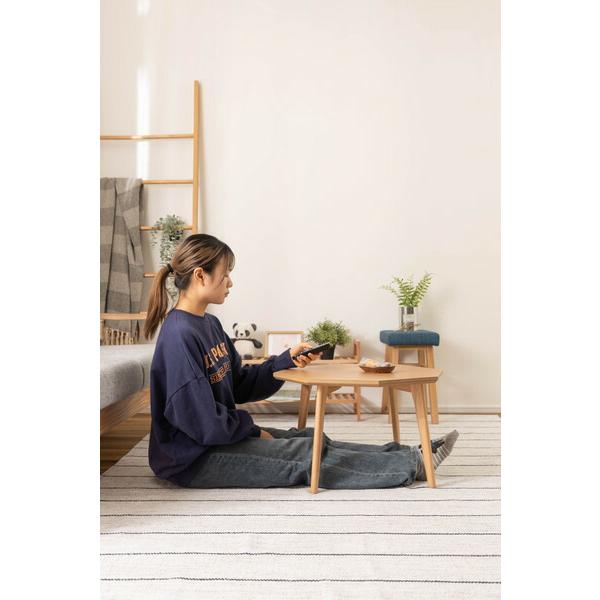 オクタゴンテーブル 木製 天然木 おしゃれ 木目 幅60 ローテーブル センターテーブル ソファーテーブル ナチュラル |  | 15