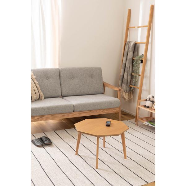 オクタゴンテーブル 木製 天然木 おしゃれ 木目 幅60 ローテーブル センターテーブル ソファーテーブル ナチュラル |  | 18