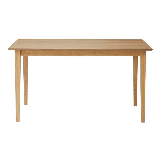 ダイニングテーブル 木製 天然木 おしゃれ 木目 コンパクト 作業台 4人掛け 食卓テーブル 幅135 奥行80 ナチュラル |  | 01