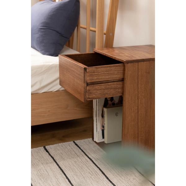 サイドチェスト サイドテーブル 木製 天然木 おしゃれ 木目 コンパクト 引き出し 収納 ナイトテーブル ブラウン |  | 12