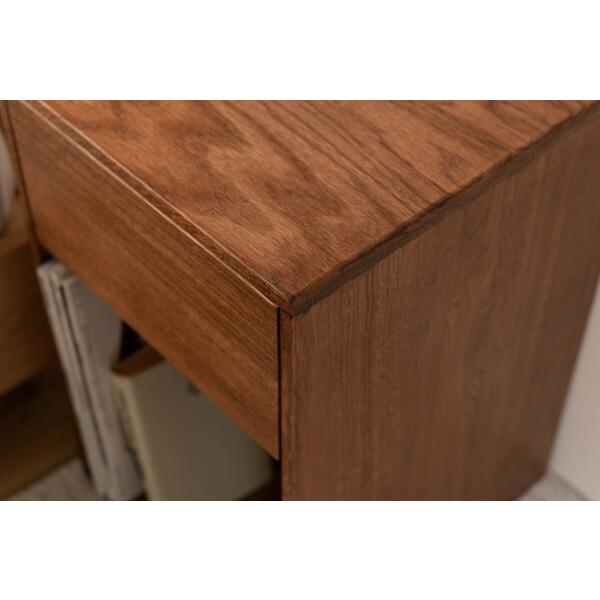 サイドチェスト サイドテーブル 木製 天然木 おしゃれ 木目 コンパクト 引き出し 収納 ナイトテーブル ブラウン |  | 15