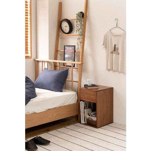 サイドチェスト サイドテーブル 木製 天然木 おしゃれ 木目 コンパクト 引き出し 収納 ナイトテーブル ブラウン |  | 18