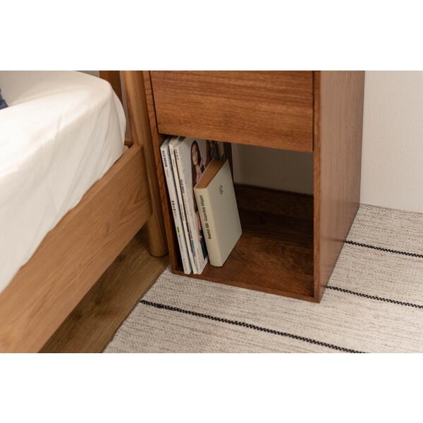 サイドチェスト サイドテーブル 木製 天然木 おしゃれ 木目 コンパクト 引き出し 収納 ナイトテーブル ブラウン |  | 09