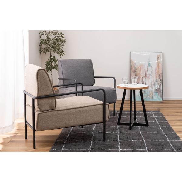 ラウンジチェア グレー パーソナルチェア 1人掛け 1人用 リビング ダイニングチェア 食卓椅子 肘付き ソファ 北欧 おしゃれ カフェ シンプル |  | 12