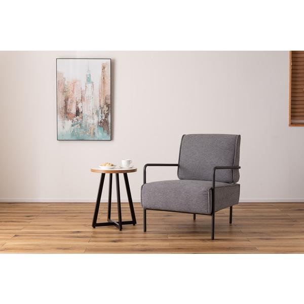 ラウンジチェア グレー パーソナルチェア 1人掛け 1人用 リビング ダイニングチェア 食卓椅子 肘付き ソファ 北欧 おしゃれ カフェ シンプル |  | 06