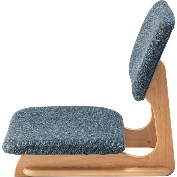 フロアチェア 座いす 座椅子 おしゃれ 木製 炬燵チェア リビング 完成品 ローチェア ブルー |  | 02