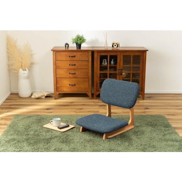 フロアチェア 座いす 座椅子 おしゃれ 木製 炬燵チェア リビング 完成品 ローチェア ブルー |  | 06