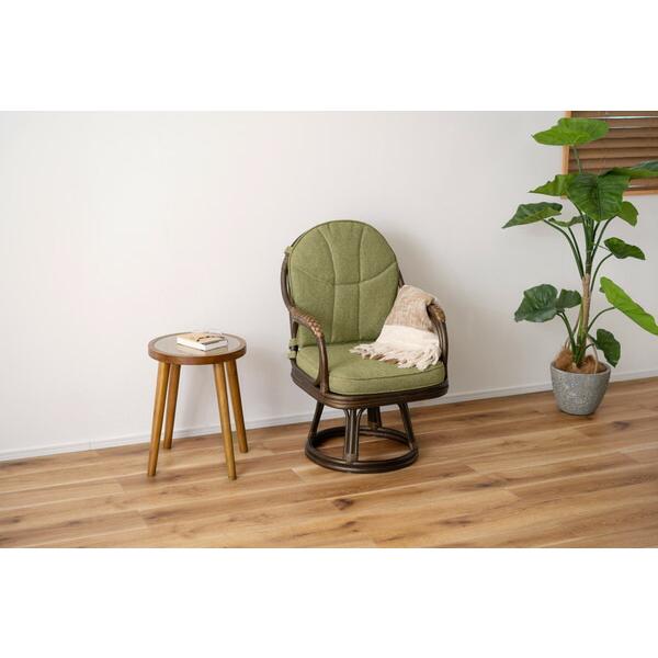 ラタン回転チェア グリーン 高座椅子 リラックス パーソナルチェア 1人掛け ソファー アジアン 和風 おしゃれ |  | 12