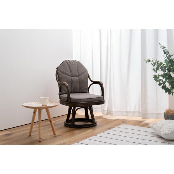 ラタン回転チェア グレー 高座椅子 リラックス パーソナルチェア 1人掛け ソファー アジアン 和風 おしゃれ |  | 13