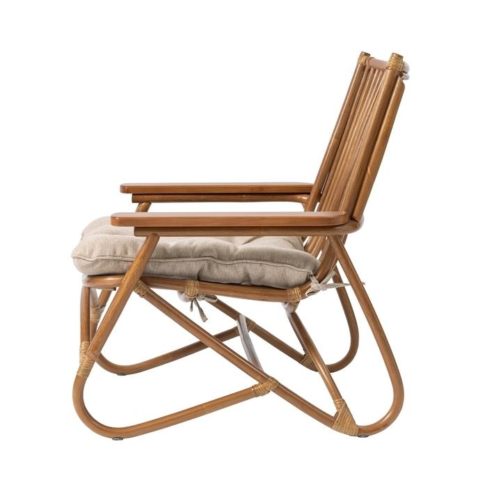 パーソナルチェア 1人掛け おしゃれ 一人掛け 1人掛けソファ リゾート 高級感 リラックス ラタン 天然木 レトロ クラシック |  | 02