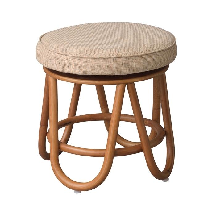 モリー 回転スツール ベージュ 玄関 オットマン おしゃれ 足置き台 腰掛け キッズチェア ローチェアー リビング キッチン フロアスツール 小さい コンパクト | 