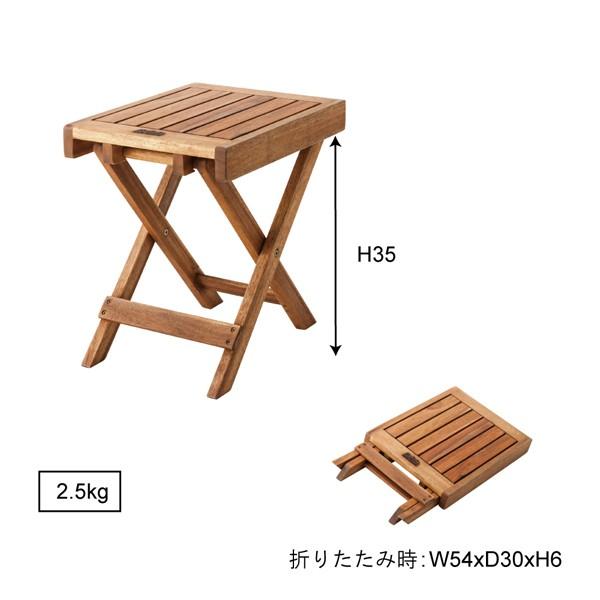 完成品 折りたたみテーブル アカシア トートバッグ付き ガーデンテーブル フォールディングテーブル キャンプ ガーデンファニチャー |  | 04