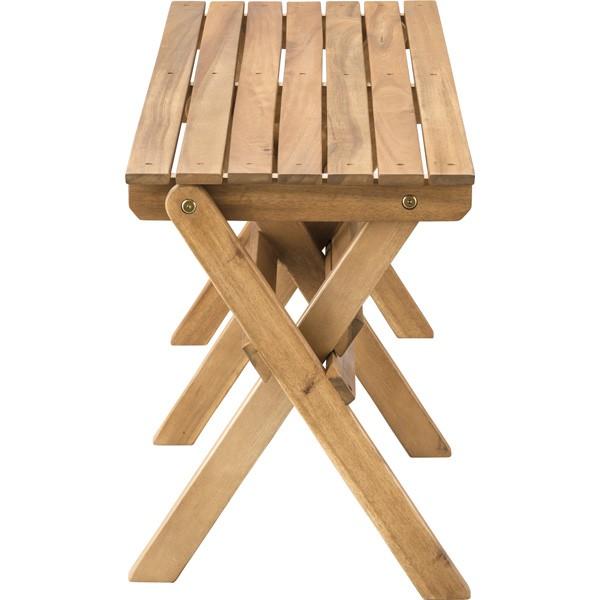 フォールディングベンチ おりたたみベンチ 折り畳み 幅100cm 2人掛け 食卓椅子 チェア ダイニング 椅子 二人掛け 2人掛け ベンチチェア |  | 02