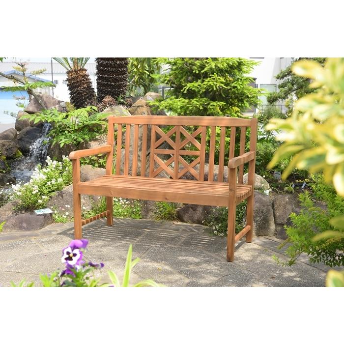 ベンチ ガーデン テラス おしゃれ 木製ベンチ 2人掛け 庭 ベランダ カフェ ウッドベンチ 施設 椅子 |  | 04