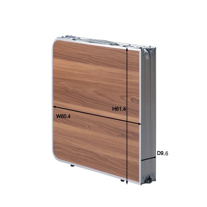 フォールディングテーブル ワイド 幅180 cm 奥行60cm 折りたたみ コンパクト 3段階高さ調整 アウトドア キャンプ ダイニングテーブル 作業台 食卓テーブル |  | 03