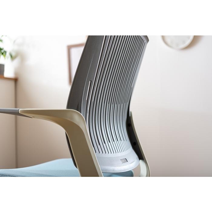 クレコ オフィスチェア ブルー ワークチェア パソコンチェア 椅子 イス 学習椅子 回転式 昇降機能 ロッキング機能 キャスター付き 肘付き リモートワーク |  | 03