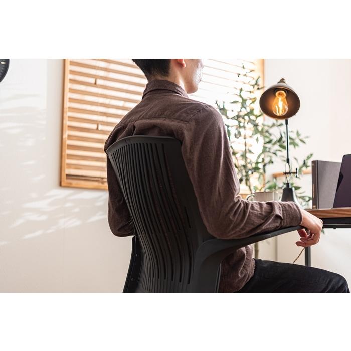 クレコ オフィスチェア グレー ワークチェア パソコンチェア 椅子 イス 学習椅子 回転式 昇降機能 ロッキング機能 キャスター付き 肘付き リモートワーク |  | 02