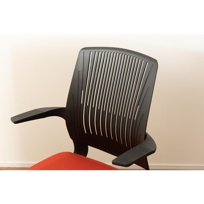 クレコ オフィスチェア オレンジ ワークチェア パソコンチェア 椅子 イス 学習椅子 回転式 昇降機能 ロッキング機能 キャスター付き 肘付き リモートワーク |  | 04