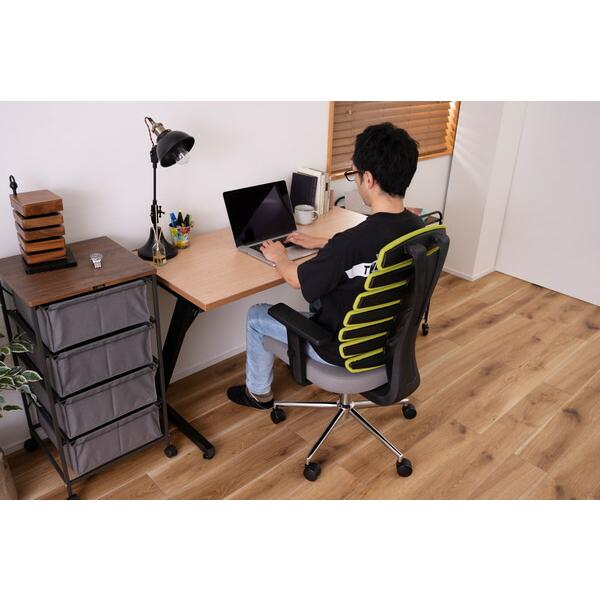 オフィスチェア グリーン 肘付き シンプル スタイリッシュ 在宅勤務 勉強用 学習用 ゲーム用 おしゃれ パソコンチェア PCチェア 椅子 イス ワークチェア |  | 18