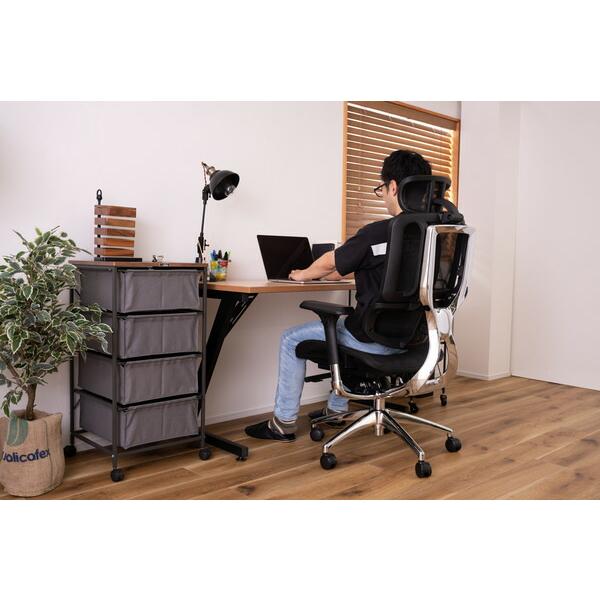 オフィスチェア ブラック 昇降機能 ロッキング機能 肘付き シンプル スタイリッシュ 勉強用 学習用 ゲーム用 パソコンチェア PCチェア 椅子 イス ワークチェア |  | 16