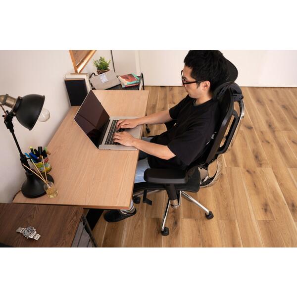 オフィスチェア ブラック 昇降機能 ロッキング機能 肘付き シンプル スタイリッシュ 勉強用 学習用 ゲーム用 パソコンチェア PCチェア 椅子 イス ワークチェア |  | 17
