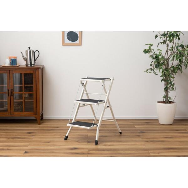 ステップ台 ホワイト 脚立 大掃除 洗車台 はしご 梯子 椅子 台所 キッチン コンパクト スリム 軽量 |  | 10