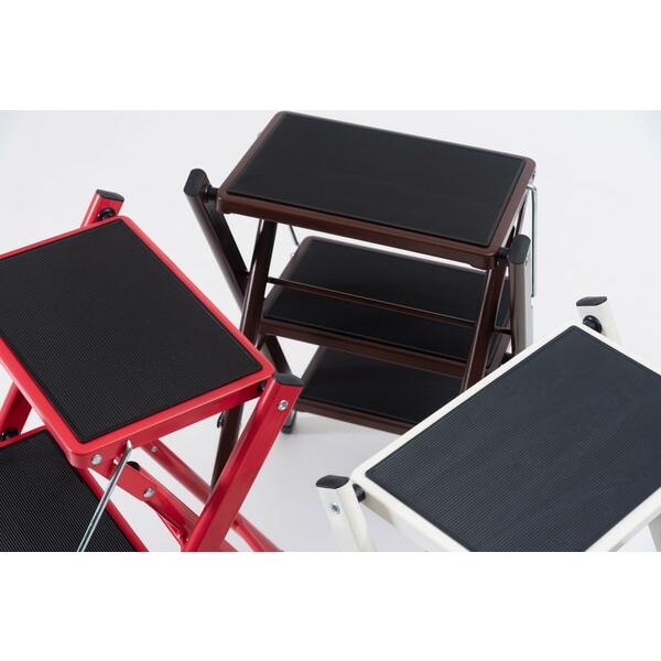 ステップ台 ホワイト 脚立 大掃除 洗車台 はしご 梯子 椅子 台所 キッチン コンパクト スリム 軽量 |  | 08