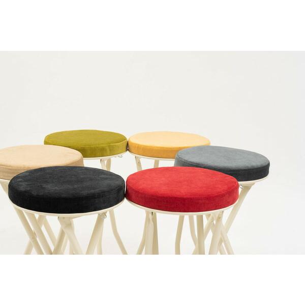 フォールディング ダークグレー ハイスツール 折りたたみ カウンターチェアー コンパクト 椅子 イス いす 完成品  かわいい チェアー 軽量 パイプ椅子 |  | 18