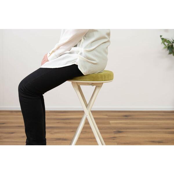 フォールディング ハイスツール グリーン ハイスツール 折りたたみ カウンターチェアー コンパクト 椅子 イス いす 完成品  かわいい チェアー 軽量 パイプ椅子 |  | 15