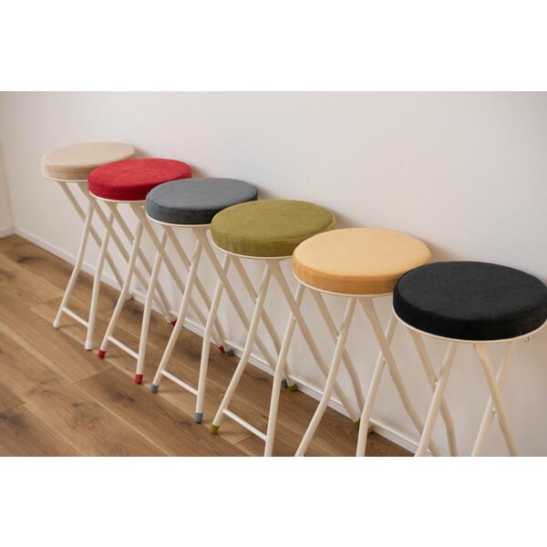 フォールディング ハイスツール グリーン ハイスツール 折りたたみ カウンターチェアー コンパクト 椅子 イス いす 完成品  かわいい チェアー 軽量 パイプ椅子 |  | 04