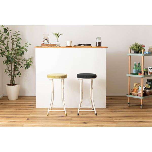 フォールディング ハイスツール グリーン ハイスツール 折りたたみ カウンターチェアー コンパクト 椅子 イス いす 完成品  かわいい チェアー 軽量 パイプ椅子 |  | 08